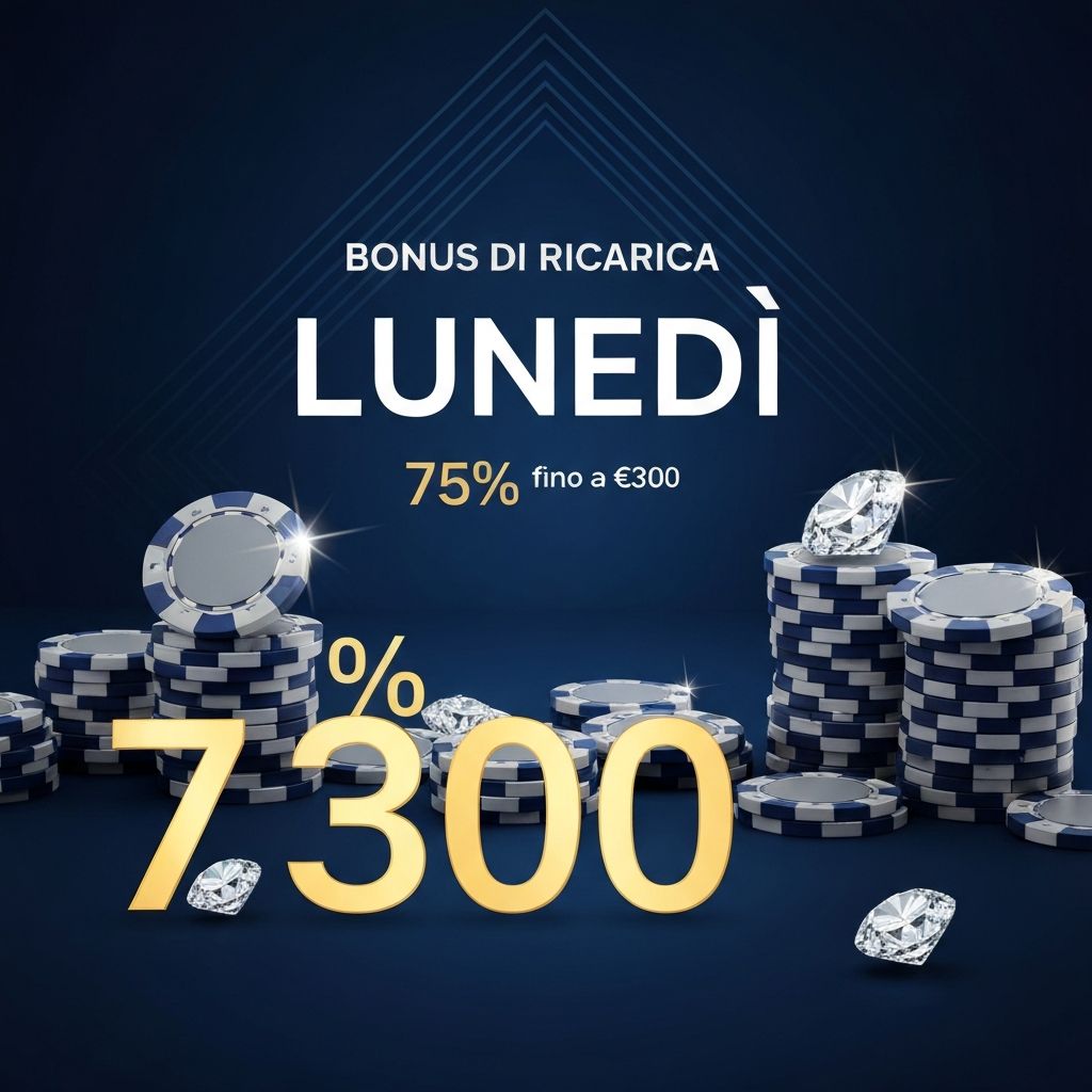 Ricarica del Lunedì - 50% di Bonus fino a 1000 EUR